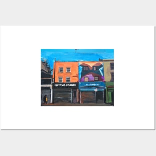 Slice of Orange in Deptford High Street Posters and Art
